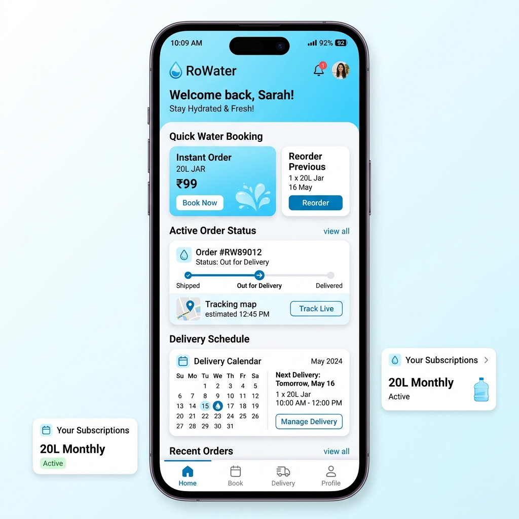 User Dashboard Screenshot