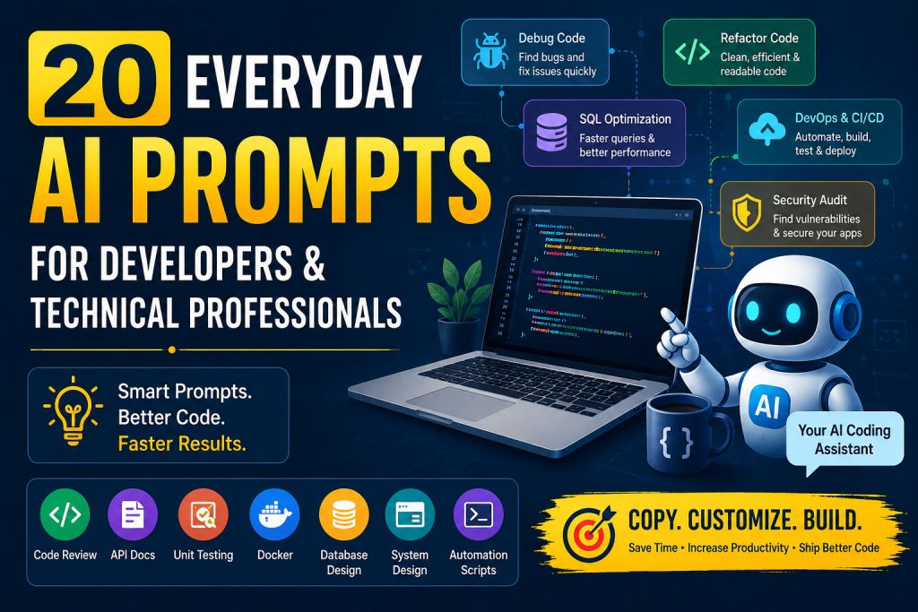 Prompt Engineering - 20 Useful prompts for everyday use
